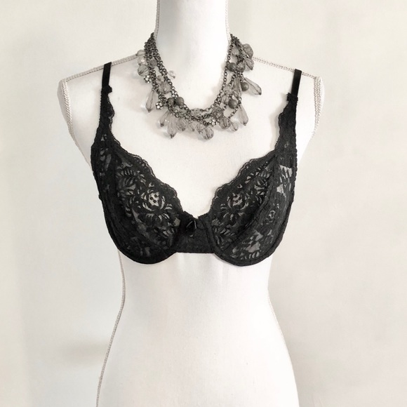Maidenform Other - Maidenform Black Lace Bra 36B
